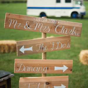 Alcott Weddings Tipi Venue Worcestershire wedding rustic signage