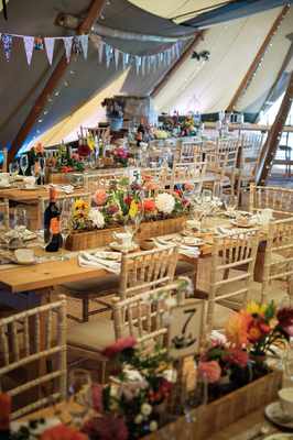 Alcott Weddings Tipi Venue Worcestershire tipi décor