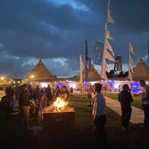 Corporate Party in Tipis at Alcott Events