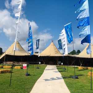 Corporate Party in Tipis at Alcott Events