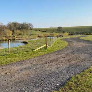 Access road in the wedding & events field Worcestershire