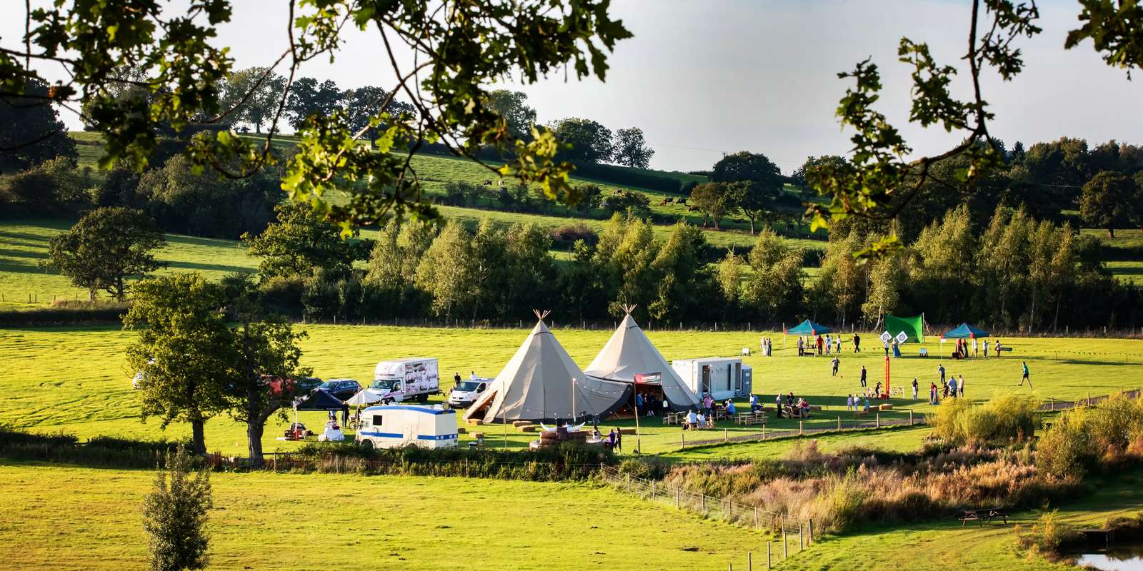 Outoor Tipi Family Fun Day with games