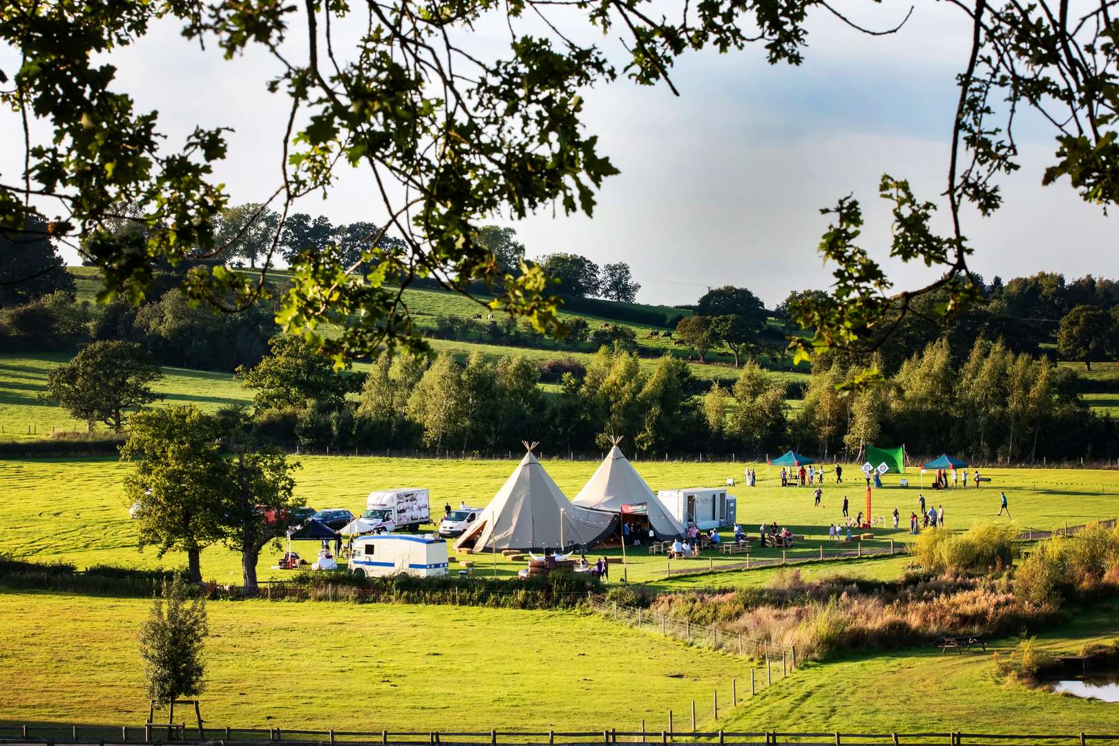 Outoor Tipi Family Fun Day with games