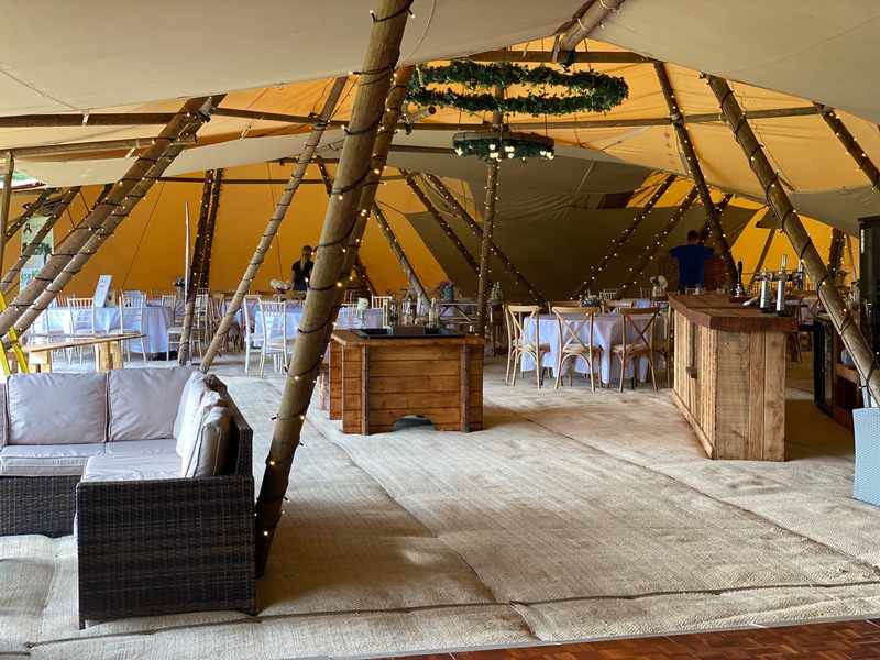 Alcott Weddings & Events Tipi quirky festival Venue Worcestershire