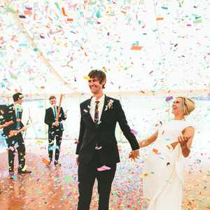 Canvas Marquee Confetti Dance Floor.