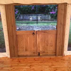 Canvas Marquee English Oak Stable Doors 2