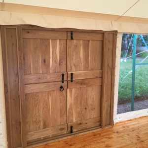Canvas Marquee English Oak Stable Doors 1.