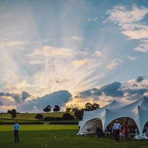 Claire & Josh Outdoor Wedding Blog Capris Marquee