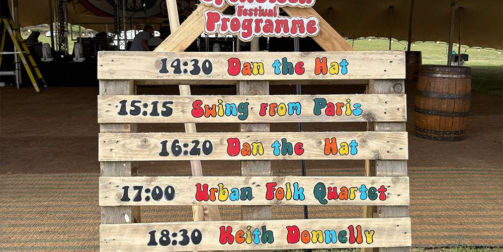 Corporate Festival at Alcott - Stretch Tent