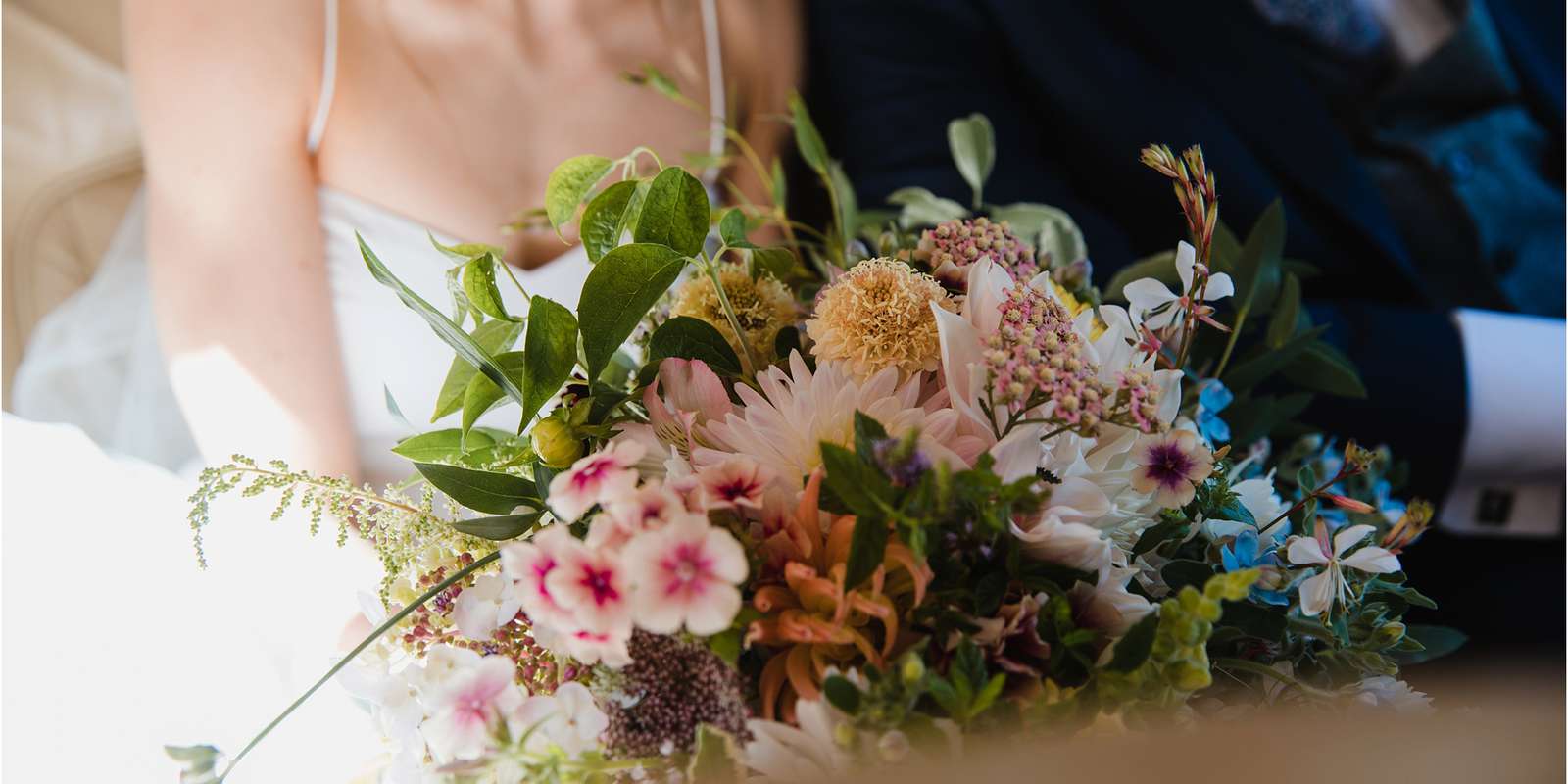 Mid summer bride's bouquet