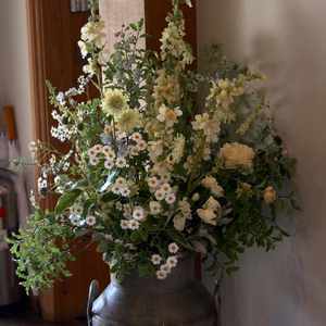 Milk churn Flowers