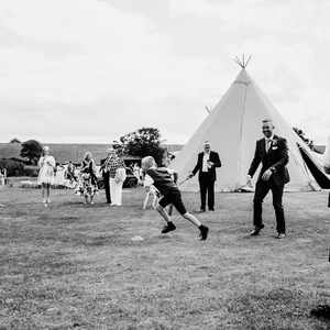 Natalie & Paul Tipi Wedding Games