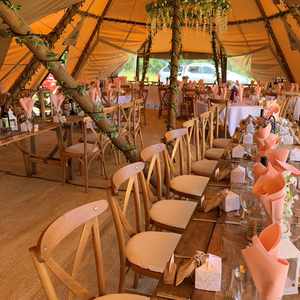 Tipi Wedding Alcott Weddings Worcestershire outdoor venue