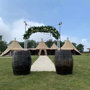 Tipi Outdoor Wedding Worcestershire Alcott Weddings