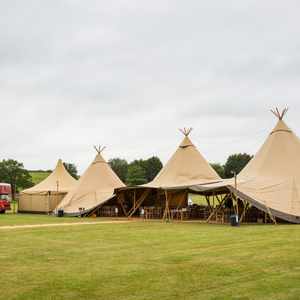 Tipi & Glamping Wedding - Alcott Weddings Worcestershire