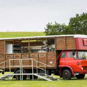 Festival Wedding street food pizzas - Alcott Weddings Worcestershire