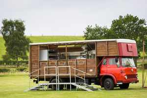 Festival Wedding street food pizzas - Alcott Weddings Worcestershire