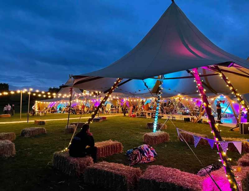 Tipis Lit Up - Corporate Festival Venue
