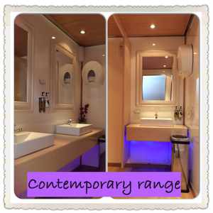 Very posh toilets - contemporary range