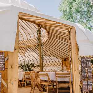 Yurt Entrance Alcott Weddings Outdoor Venue Worcestershire
