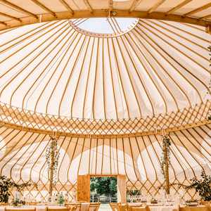Yurt Inside Alcott Weddings Outdoor Venue Worcestershire