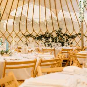 Yurt Internal Alcott Weddings Outdoor Venue Worcestershire