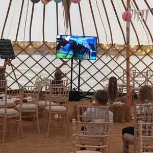 Yurt from the ceremony room to a cinema room