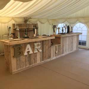 Bar hire for tipi or marquee wedding Worcestershire